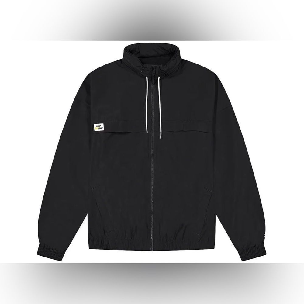 Nike Air Jordan Jumpman Full Zip Windbreaker Jacket Black